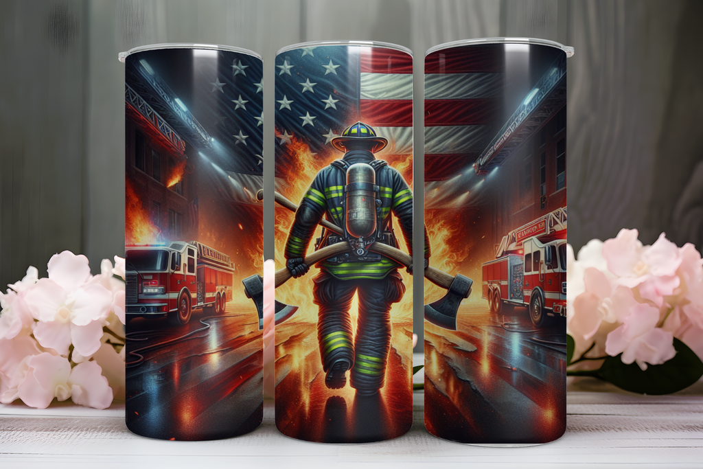 Fireman - Tumbler Digital Download