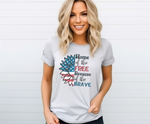 Load image into Gallery viewer, Sunflower Patriotic - Adult T-Shirt
