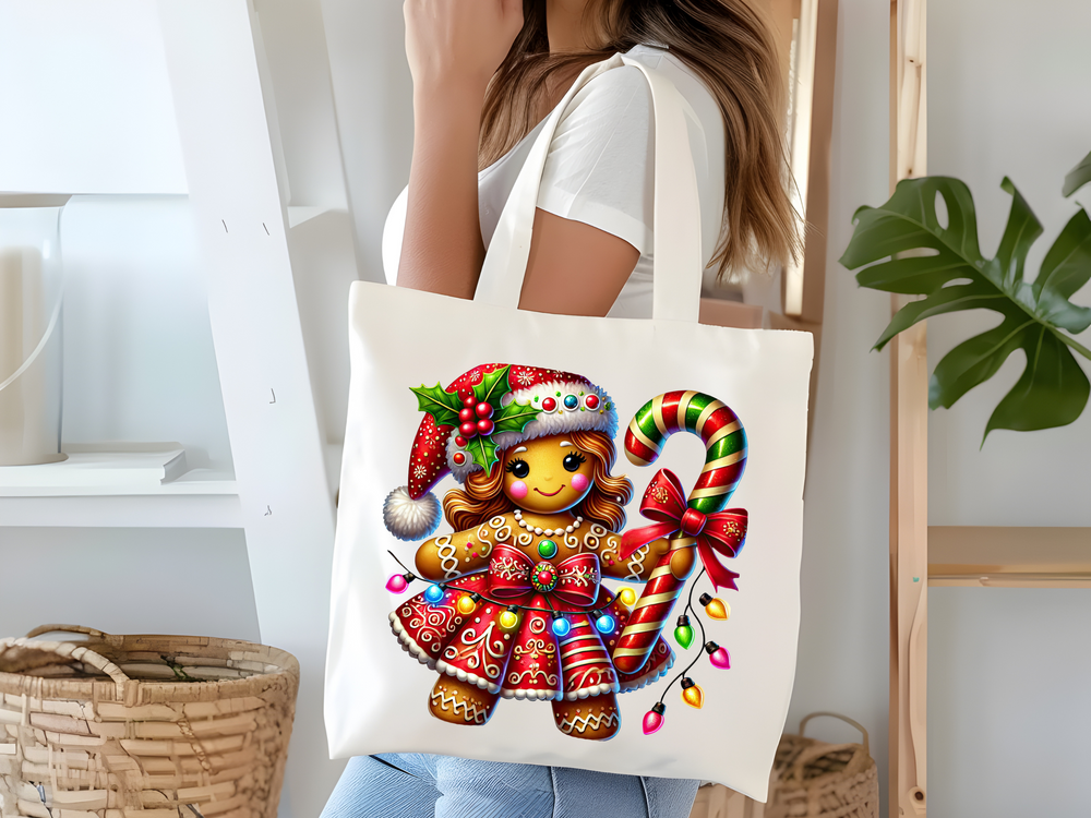 Christmas Gingerbread Women - Direct To Film Transfer