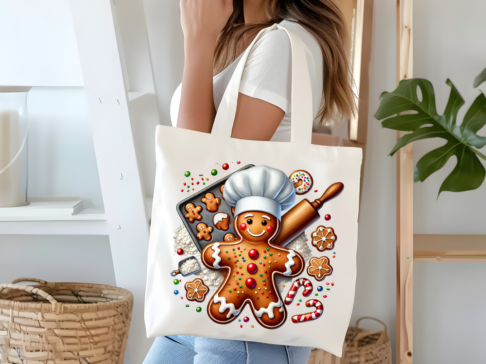 Christmas Gingerbread Man - Direct To Film Transfer