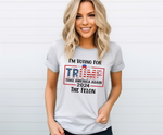 Load image into Gallery viewer, I&#39;m Voting For Trump - Adult T-Shirt
