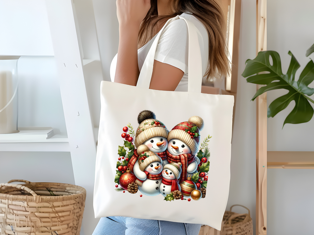 Christmas Snowmen - Direct To Film Transfer