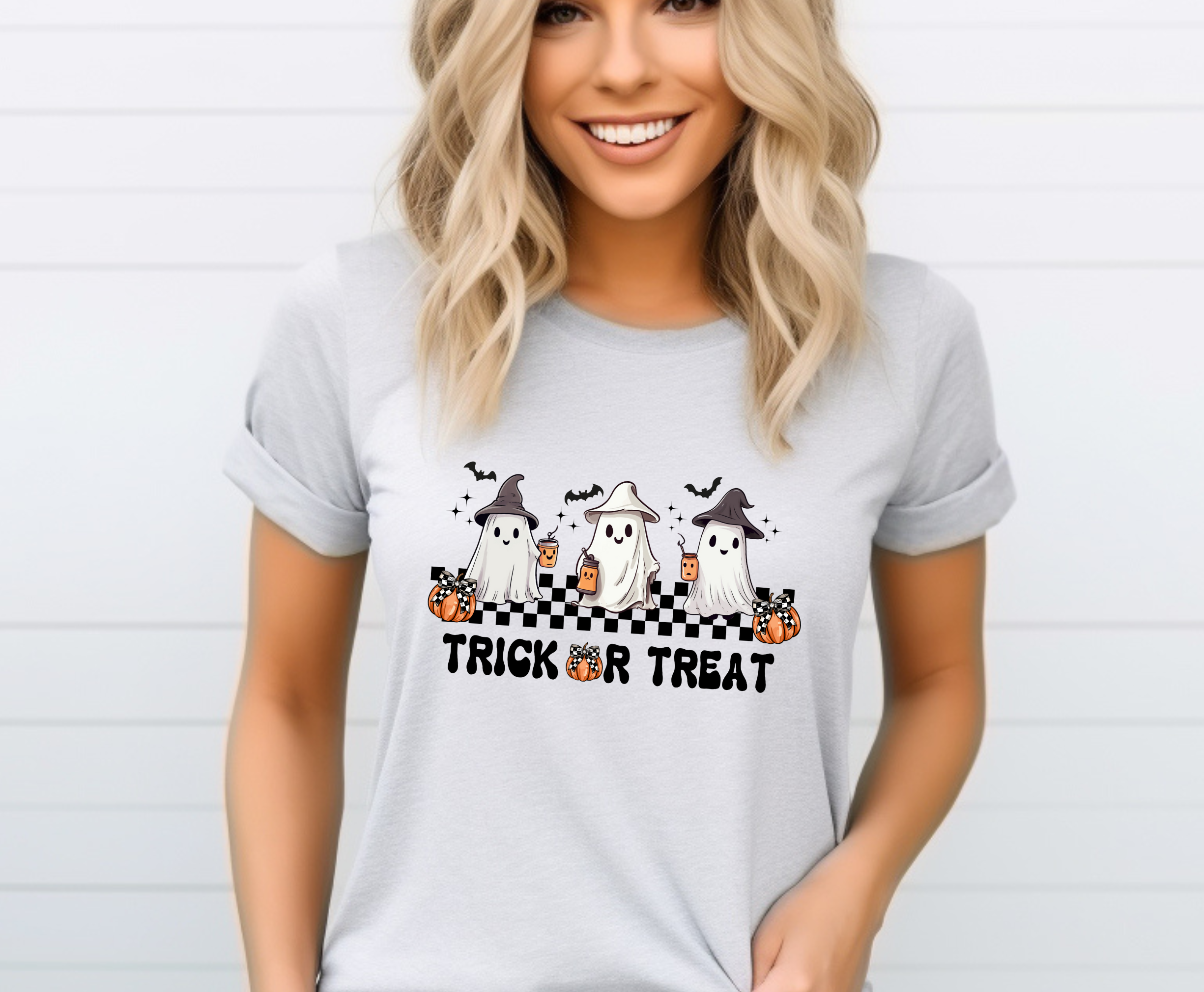 Halloween - Ghost Coffee - Adult T-Shirt