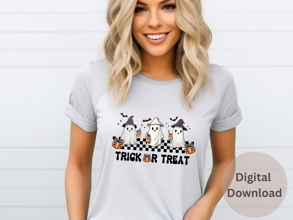 Halloween - Ghost Coffee PNG  - Digital Download