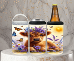 Load image into Gallery viewer, Highland Cow Spring  4-1 Can Cooler - Digital Download
