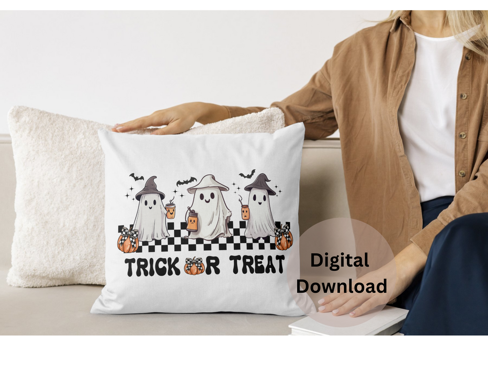 Halloween - Ghost Coffee PNG  - Digital Download