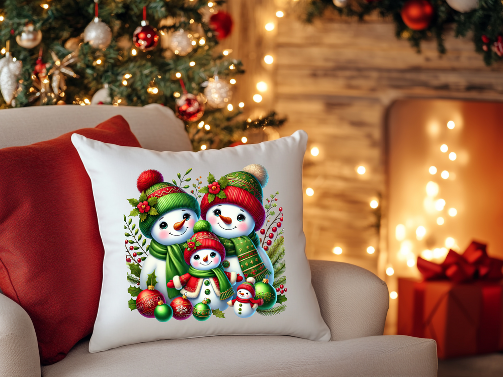 Christmas Snowmen - Direct To Film Transfer