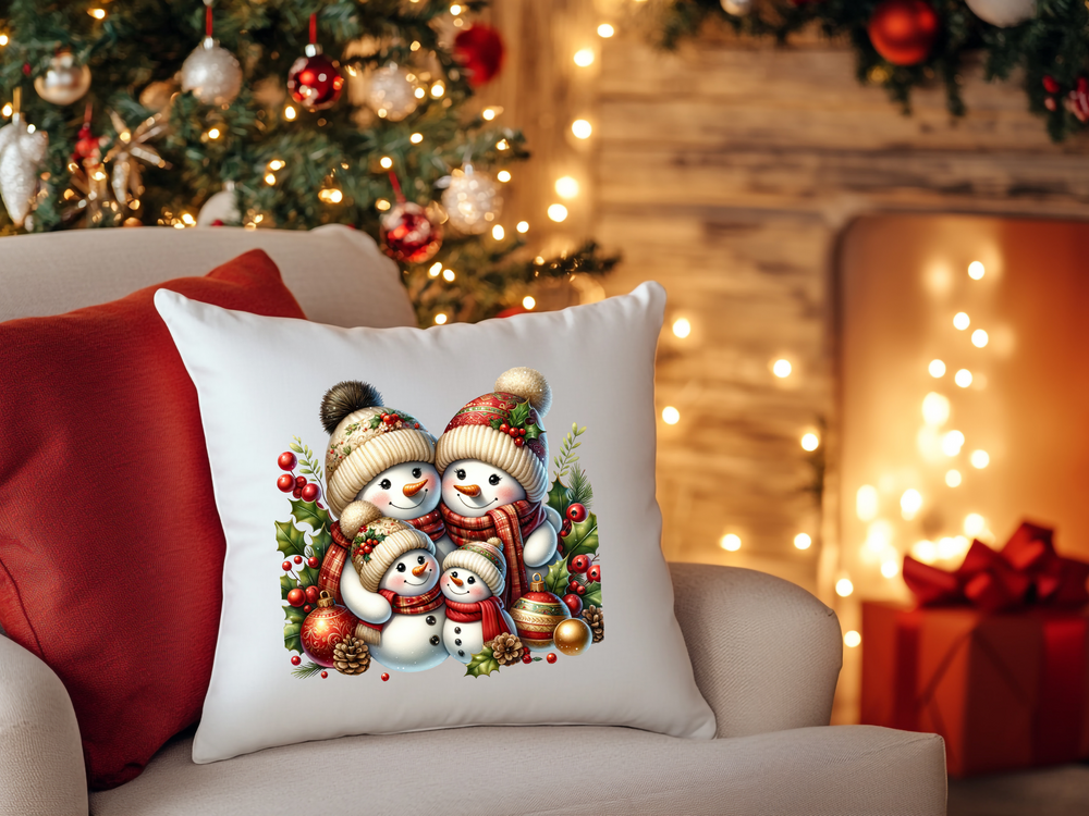 Christmas Snowmen - Direct To Film Transfer