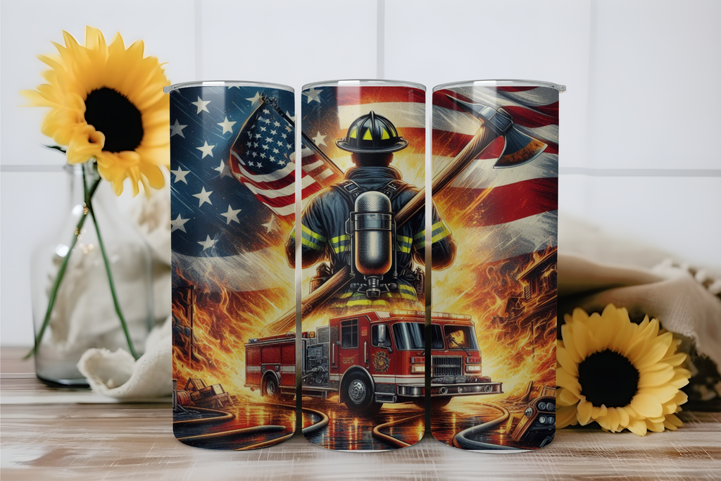 Fireman - Tumbler Digital Download