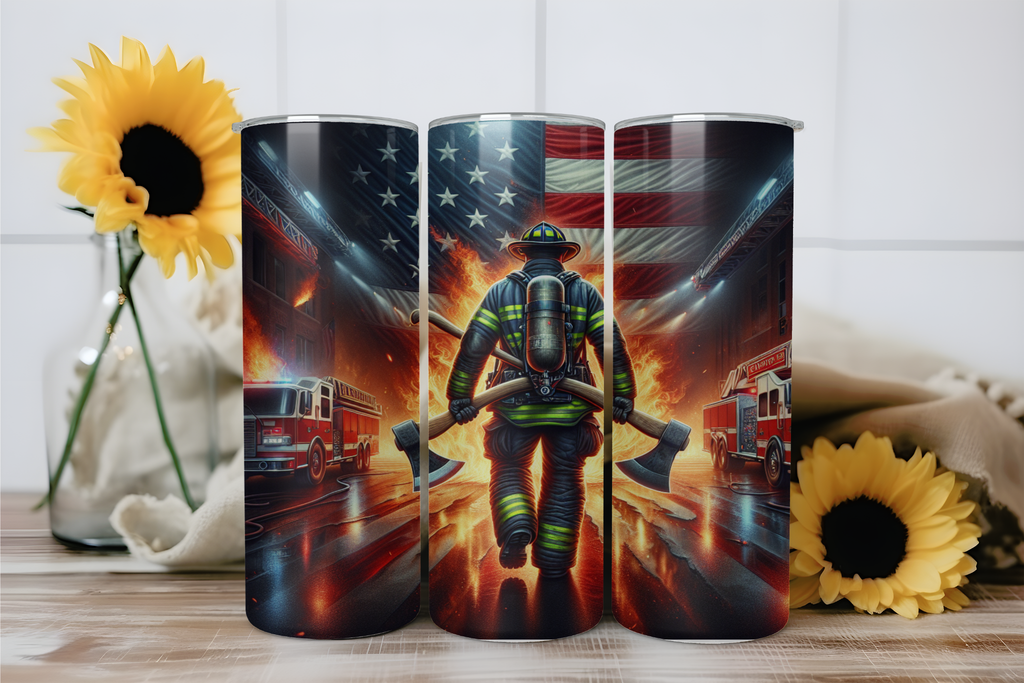 Fireman - Tumbler Digital Download