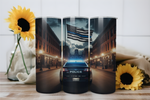 Load image into Gallery viewer, Thin Blue Line Police Tumbler
