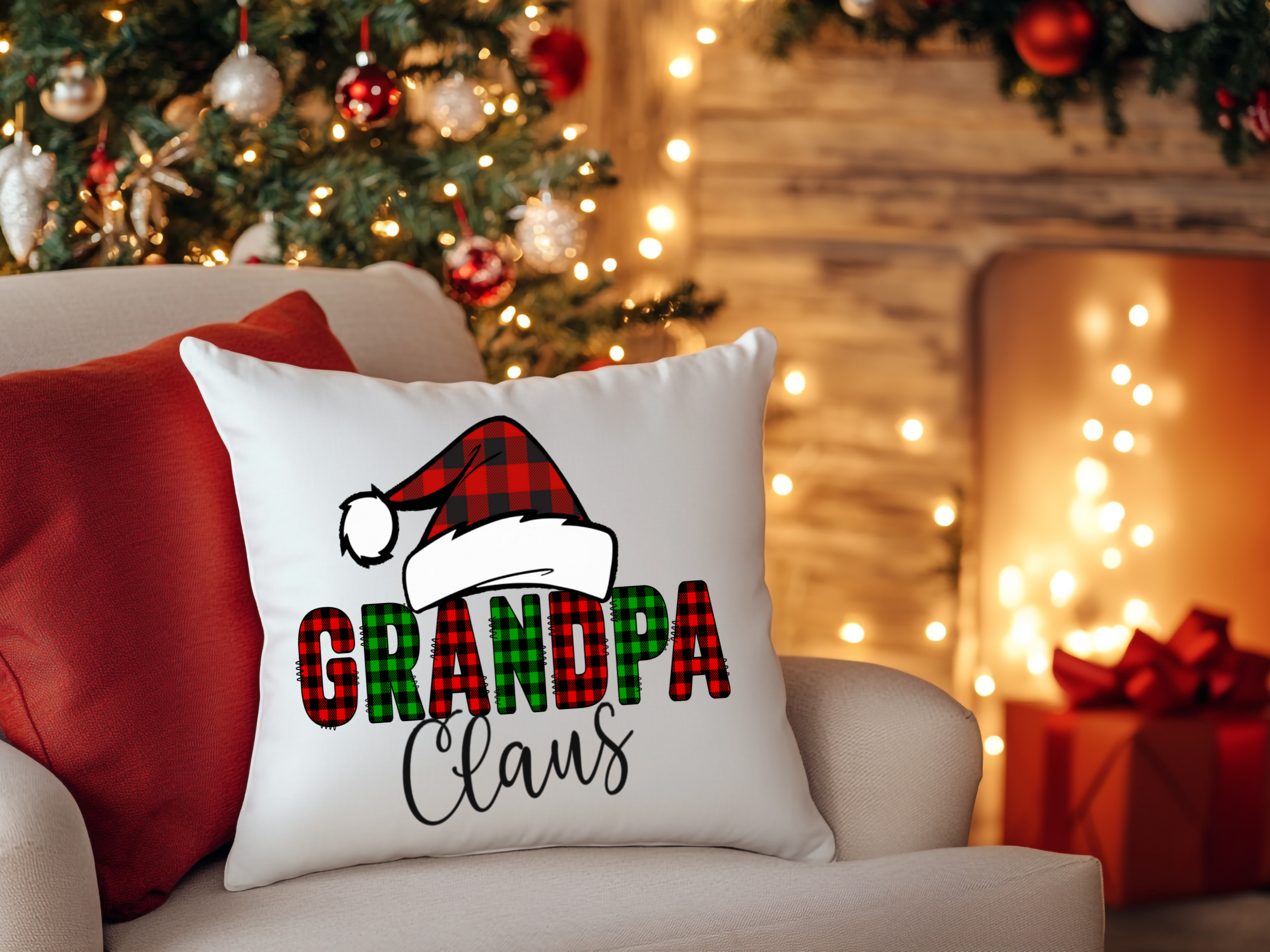 Christmas Grandpa Claus - DTF Transfer