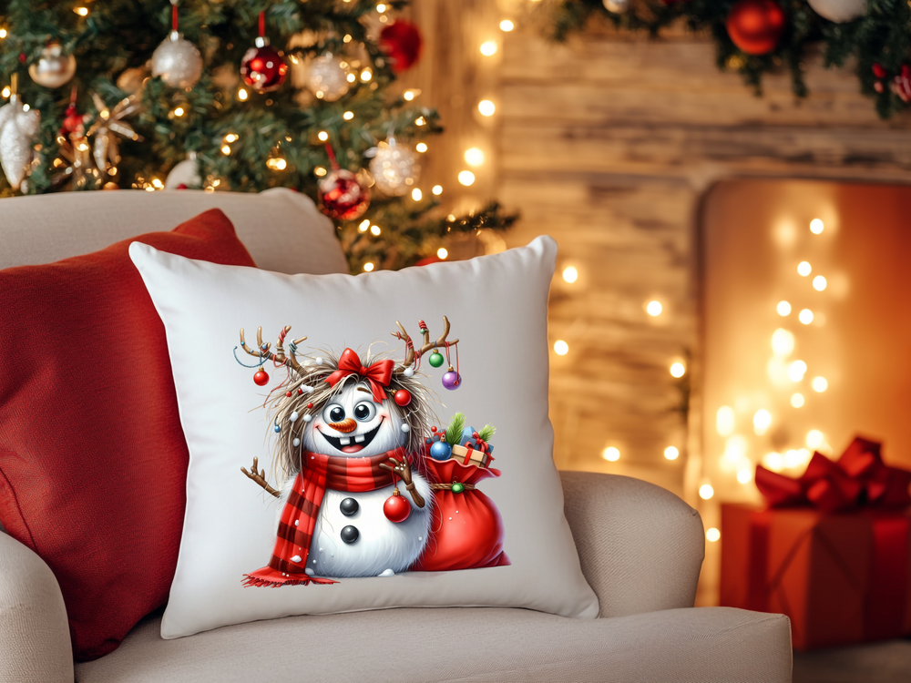 Christmas Snowmen - Direct To Film Transfer