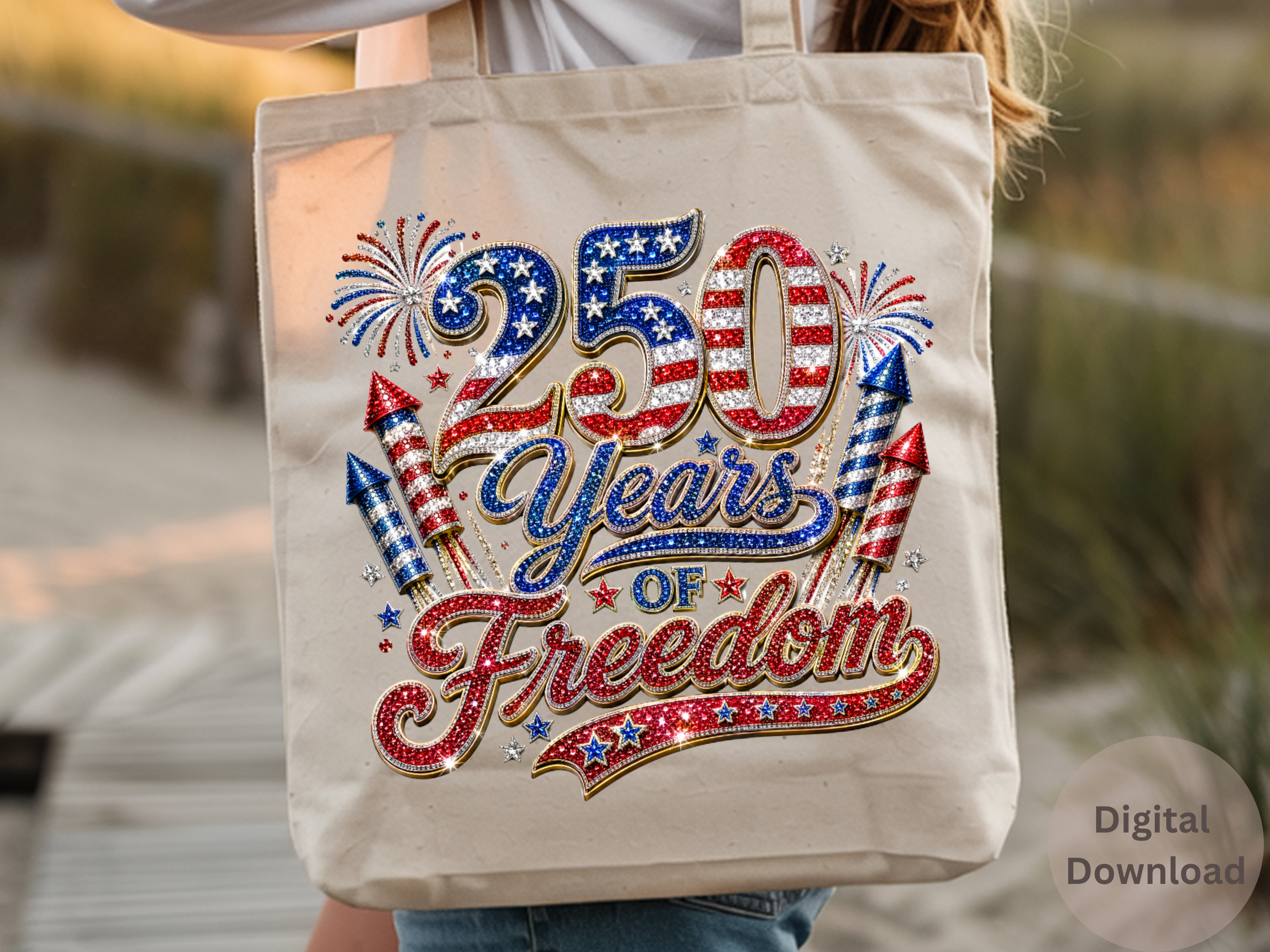 American 250 Years - PNG Digital Download