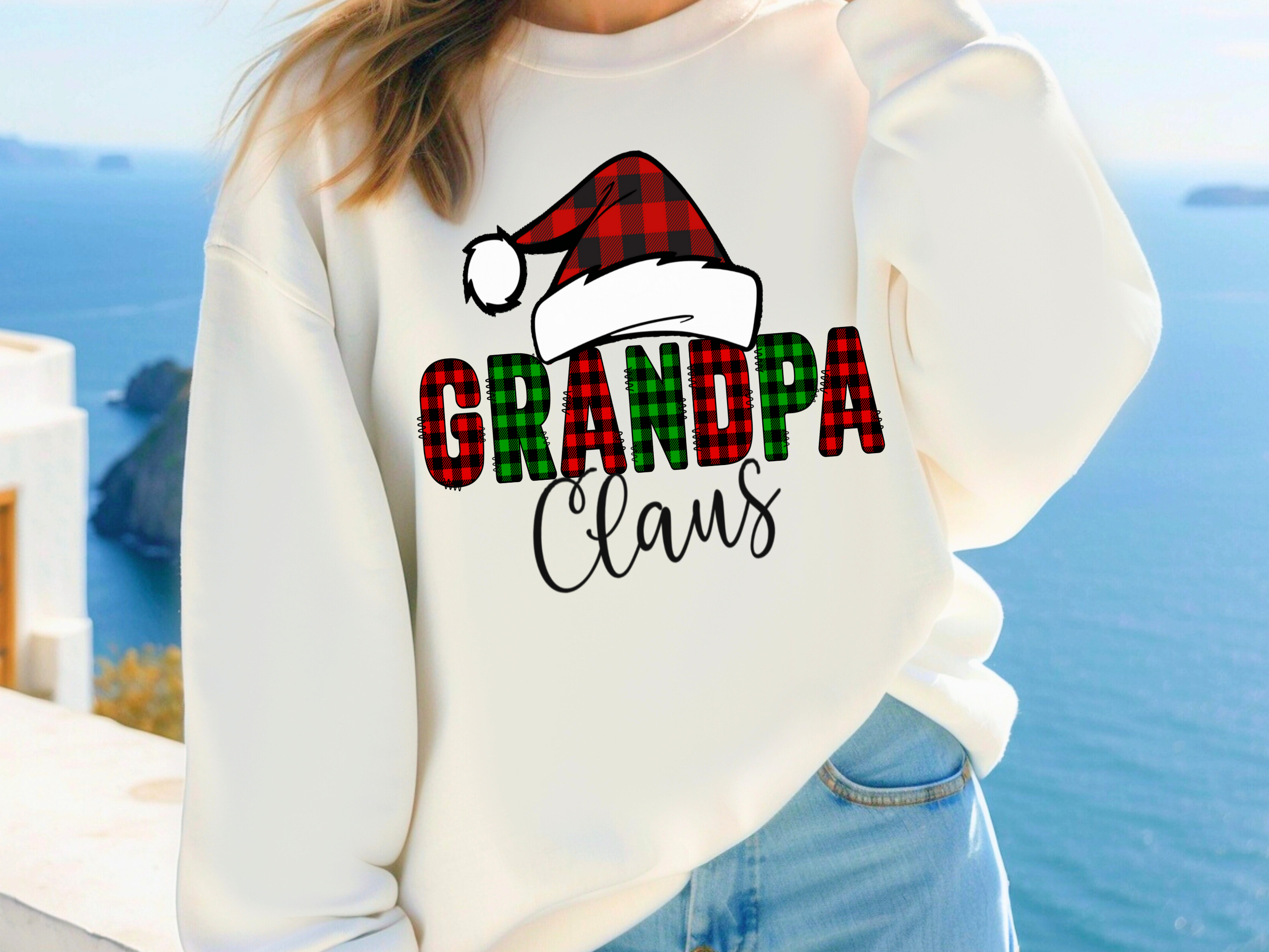 Christmas Grandpa Claus - DTF Transfer