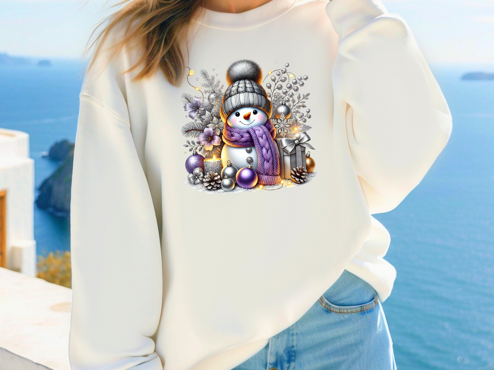 Christmas Snowmen - Direct To Film Transfer