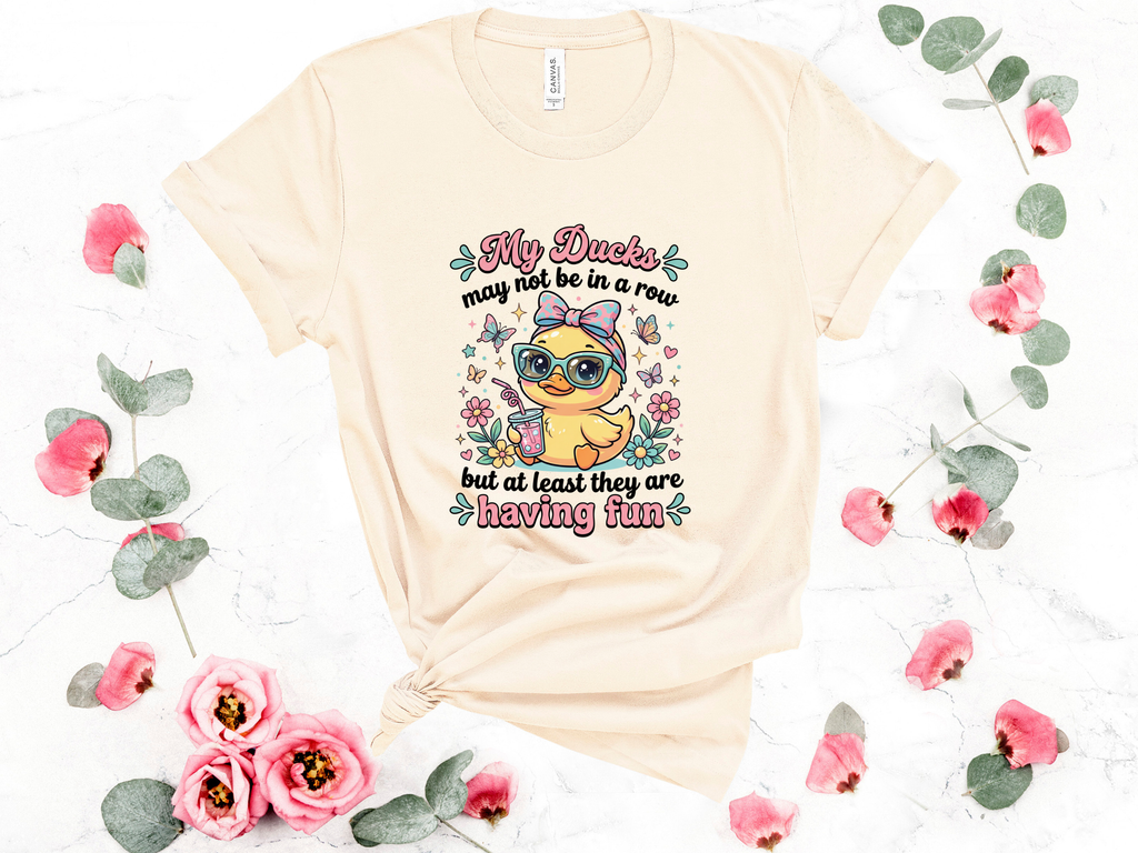 Ducks In A Row - PNG Digital Download