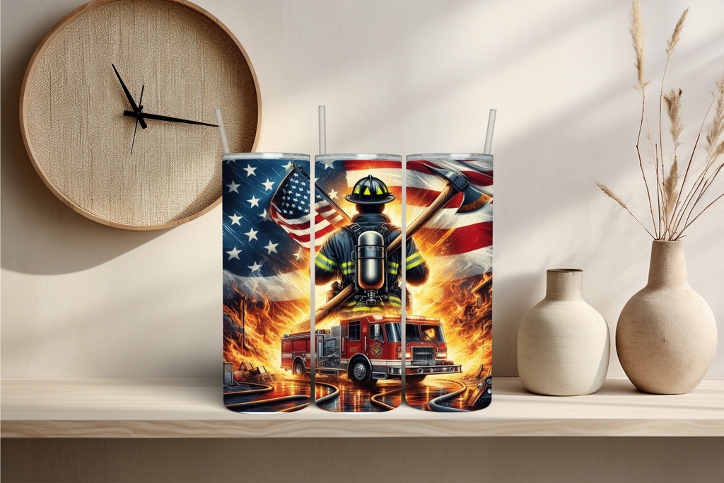 Fireman - Tumbler Digital Download