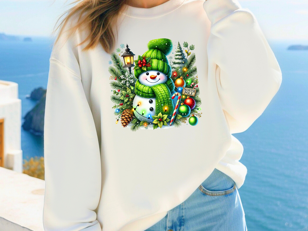 Christmas Snowmen - Direct To Film Transfer