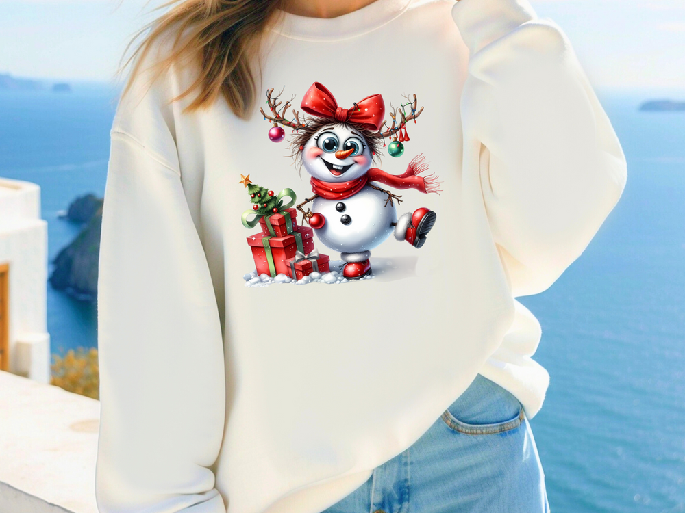 Christmas Snowmen - Direct To Film Transfer