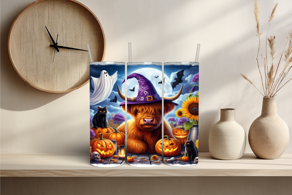 Halloween Highland Cow - Digital Download