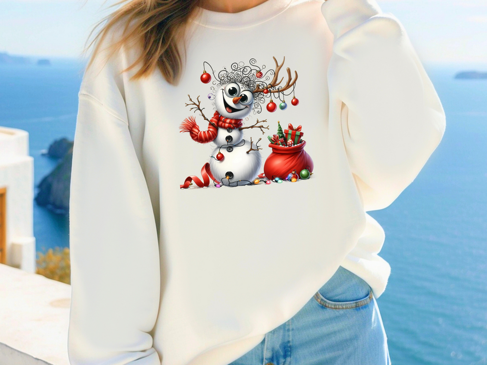 Christmas Snowmen - Direct To Film Transfer