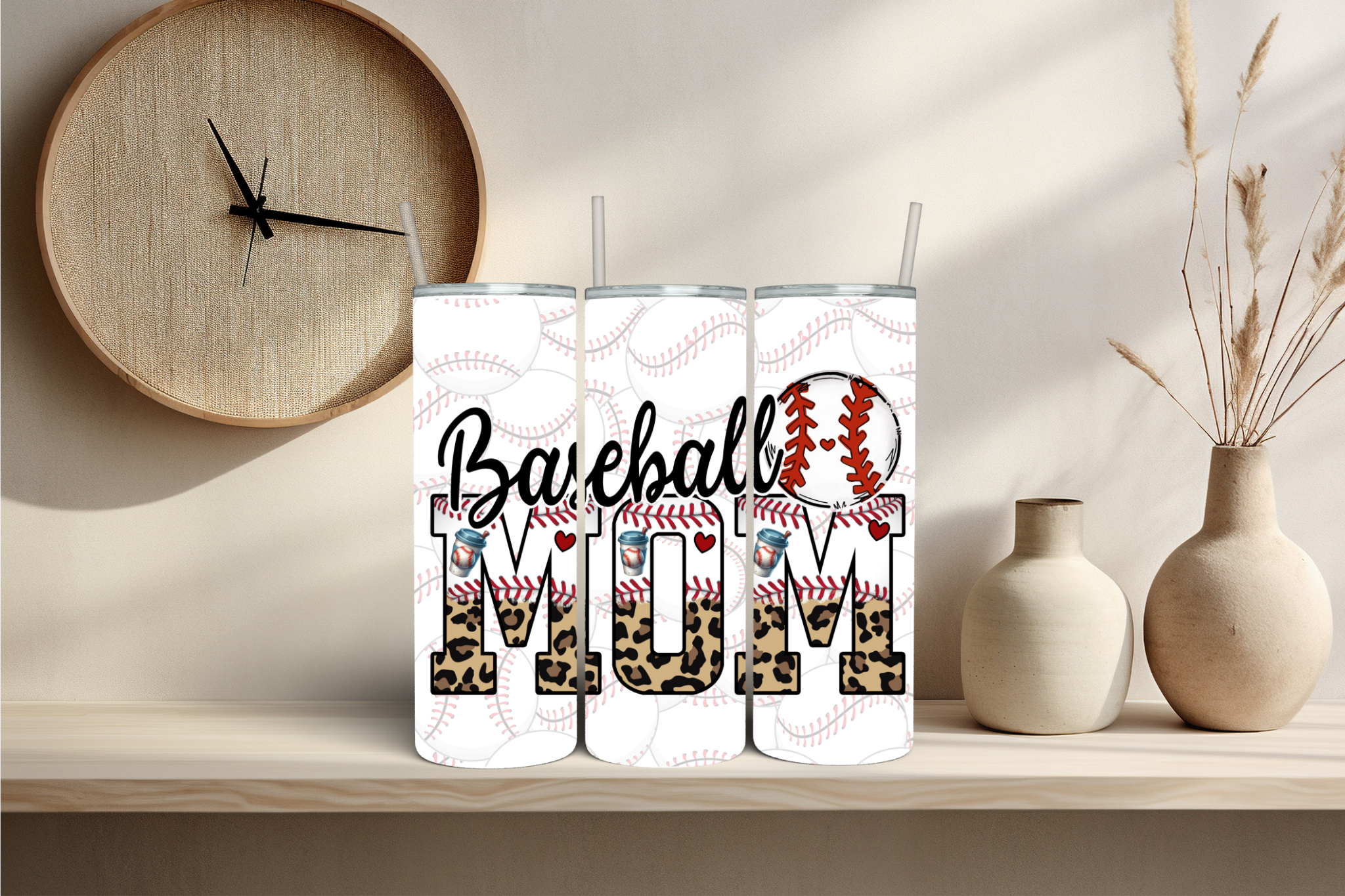Baseball Mom Tumbler - Tumbler Digital Download