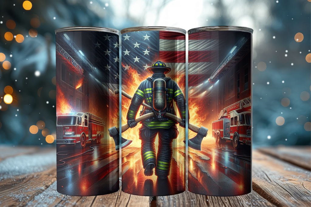 Fireman - Tumbler Digital Download
