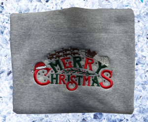 Merry Christmas - Crewneck Embroidery