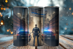 Load image into Gallery viewer, Thin Blue Line 20oz Tumbler - Digital Download
