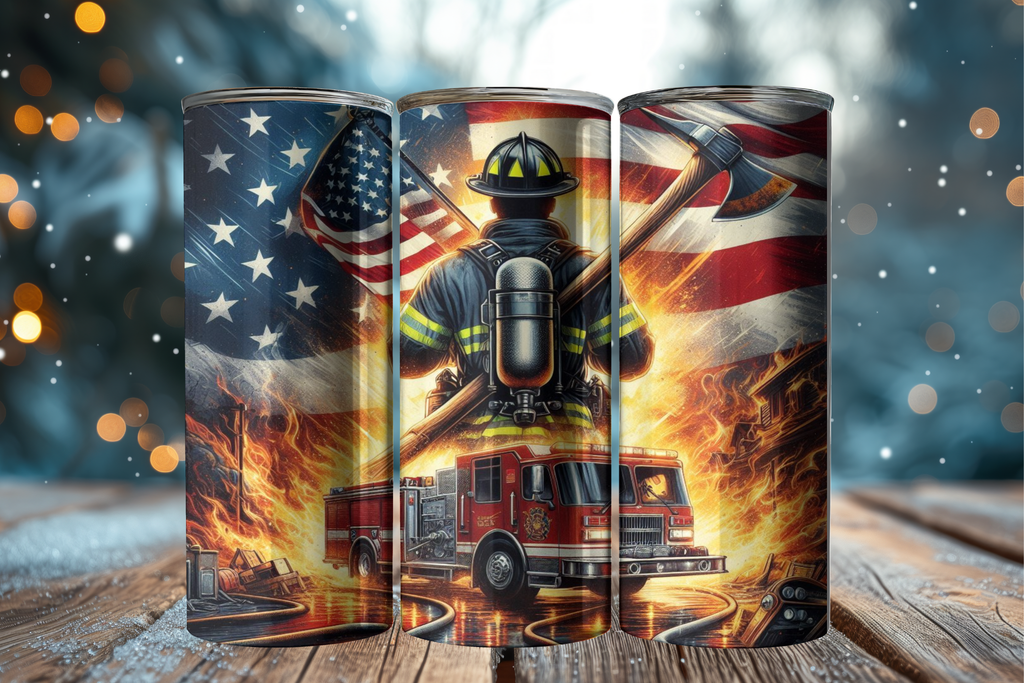 Fireman - Tumbler Digital Download