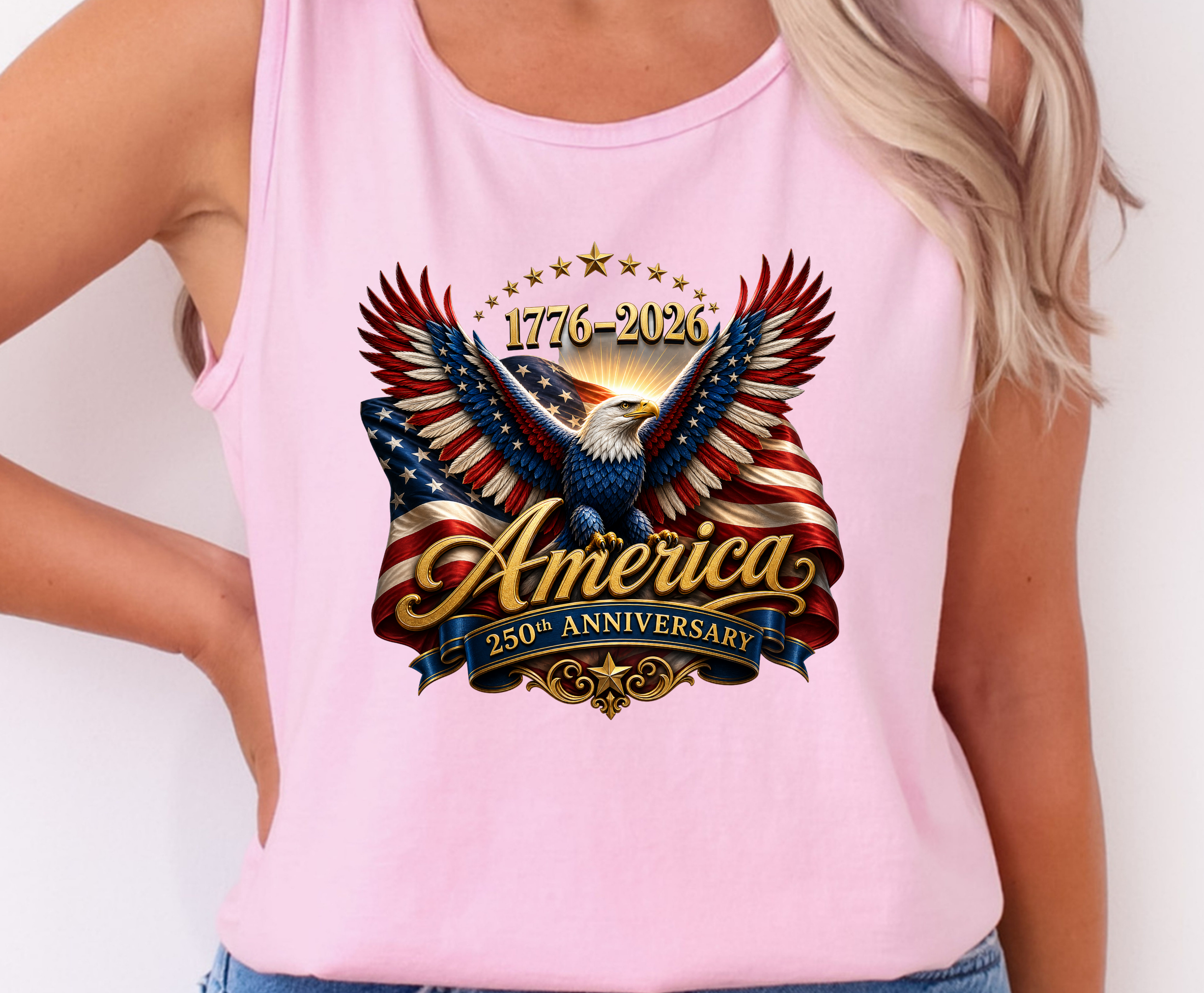 Patriotic 250 Years  - Adult Direct To Film Transfer