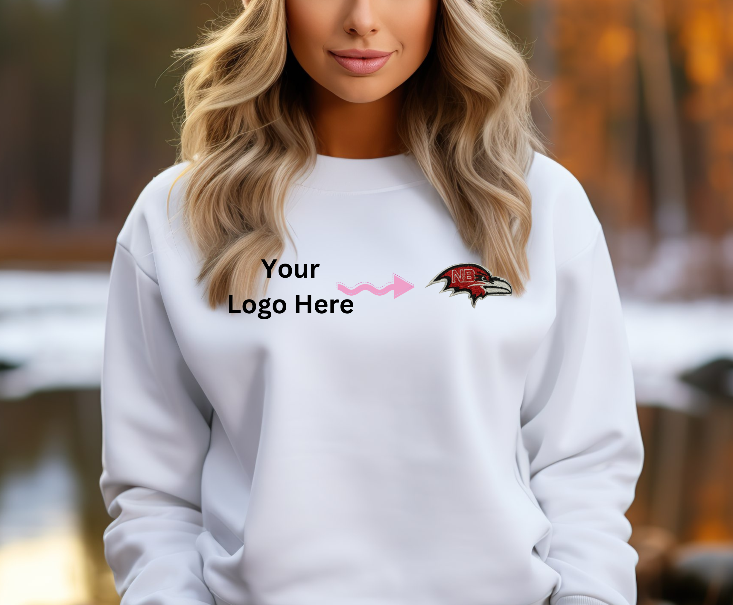 Left Chest Logo - Crewneck Adult Embroidery