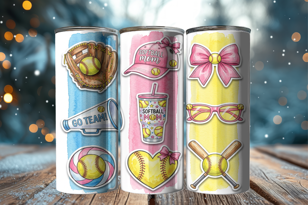 Softball Mom - Tumbler Digital Download