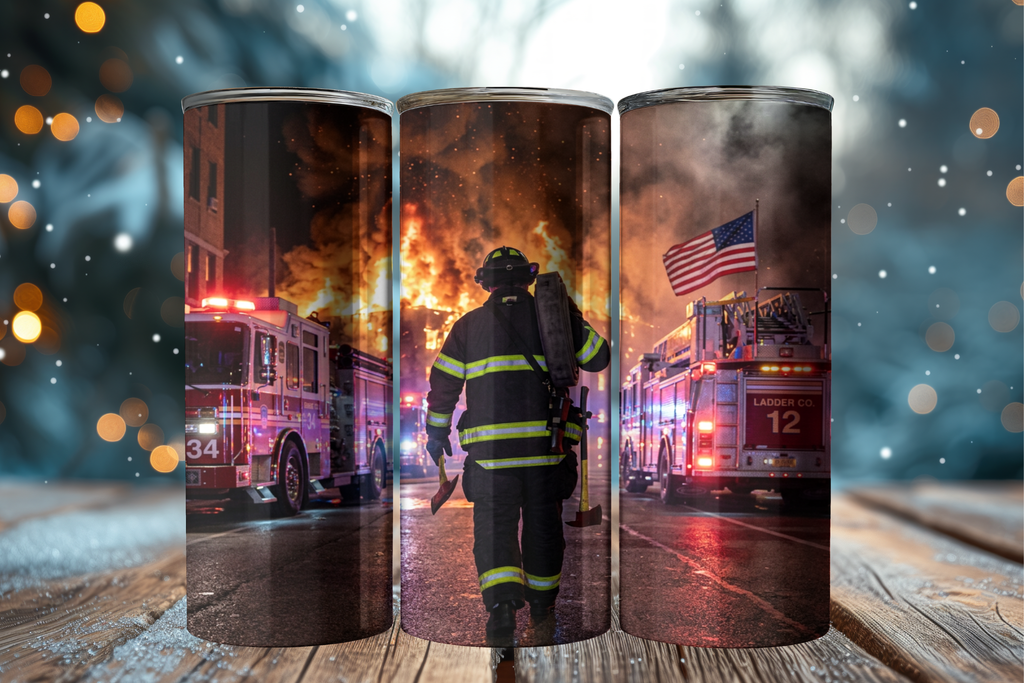Fire Fighter - Tumbler Digital Download
