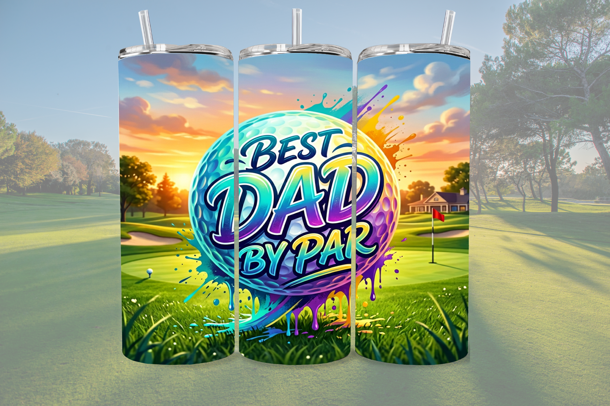 Best Dad By Par -  Tumbler Digital Download