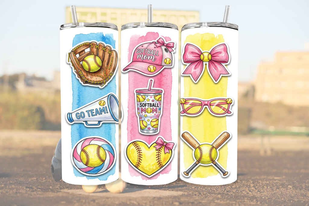 Softball Mom - Tumbler Digital Download