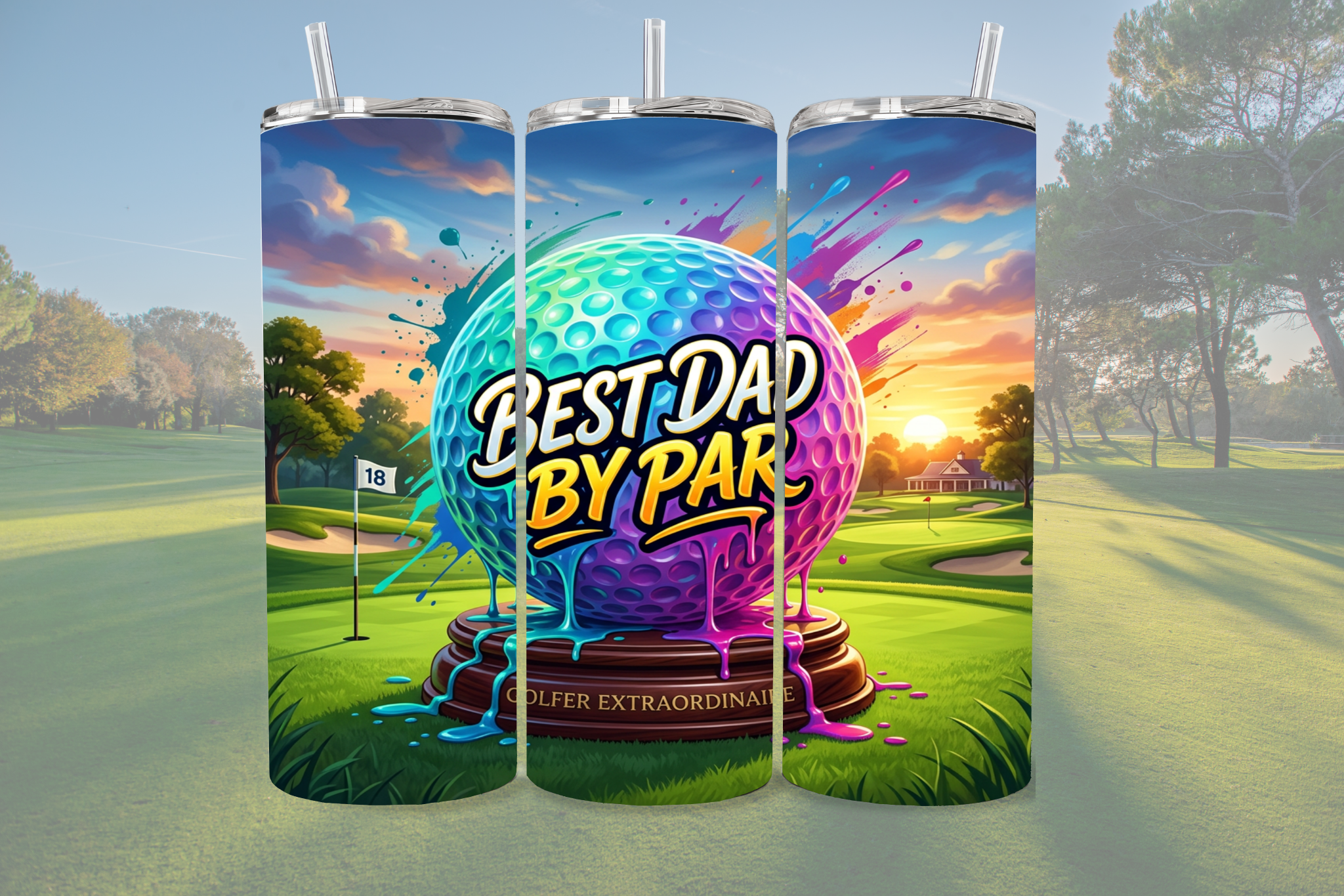 Golfer Extraordinaire By Par- Tumbler Digital Download