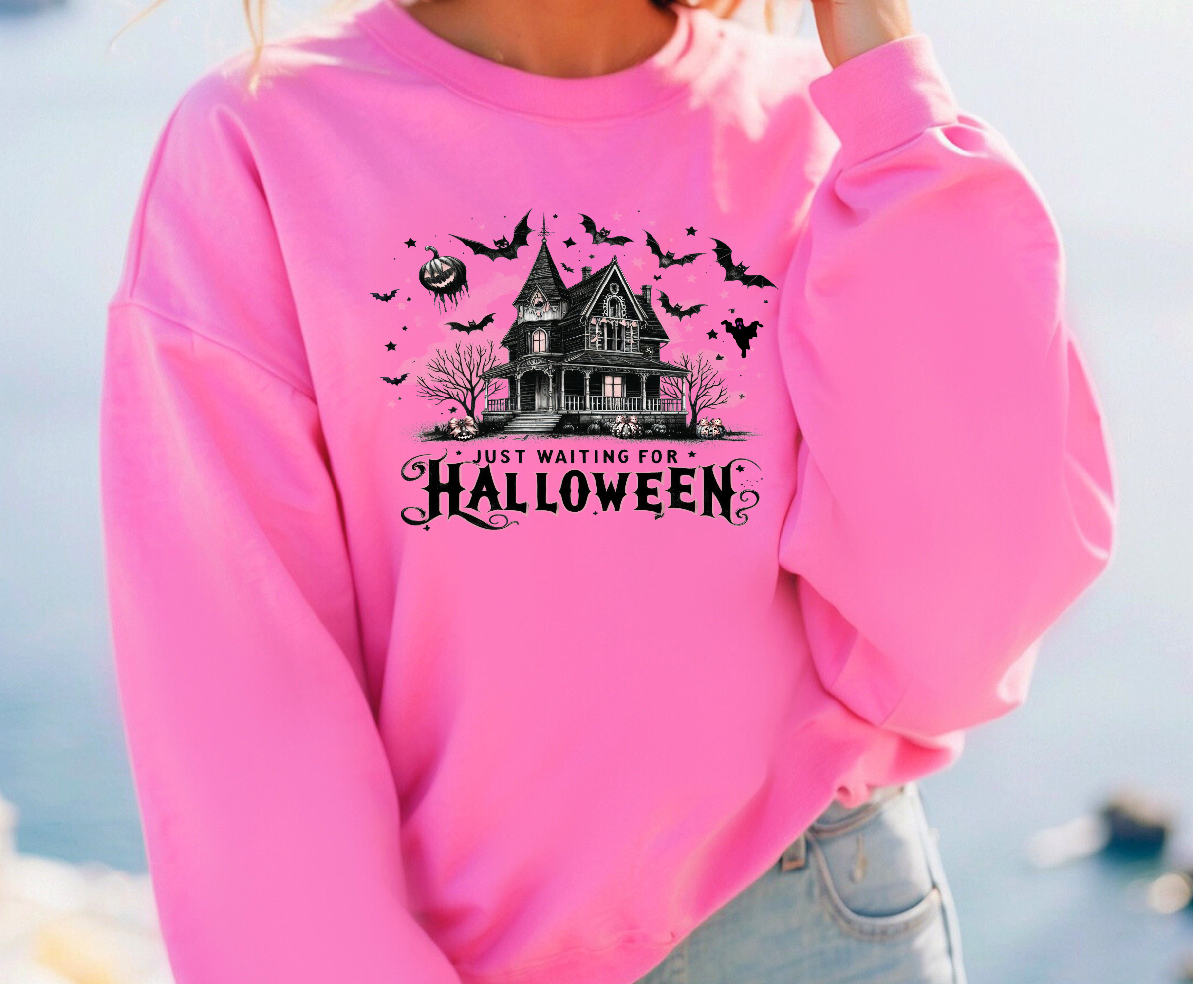 Halloween Haunted House - Adult Crewneck