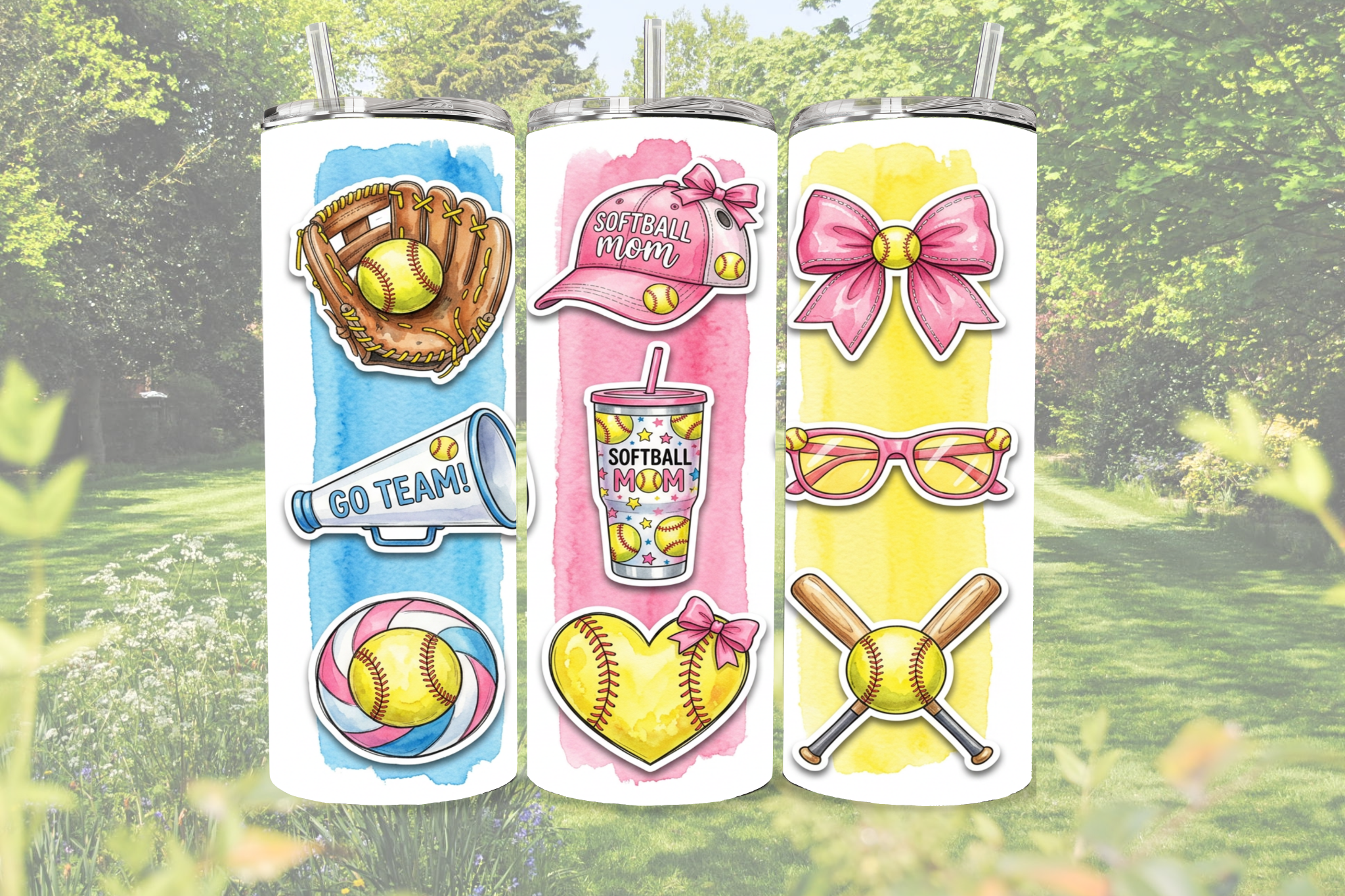 Softball Mom - Tumbler Digital Download