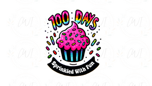 School - 100 Days Sprinkled With Fun - Direct To Film Transfer