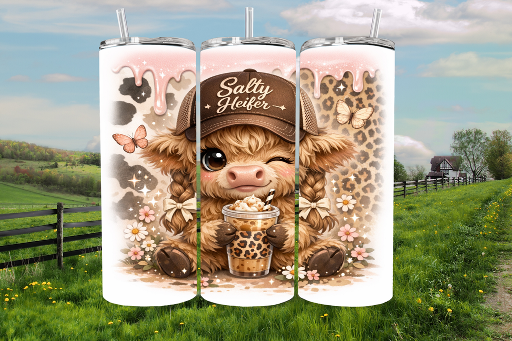 Salty Heifer - Tumbler Digital Download