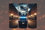 Load image into Gallery viewer, Thin Blue Line Police Tumbler
