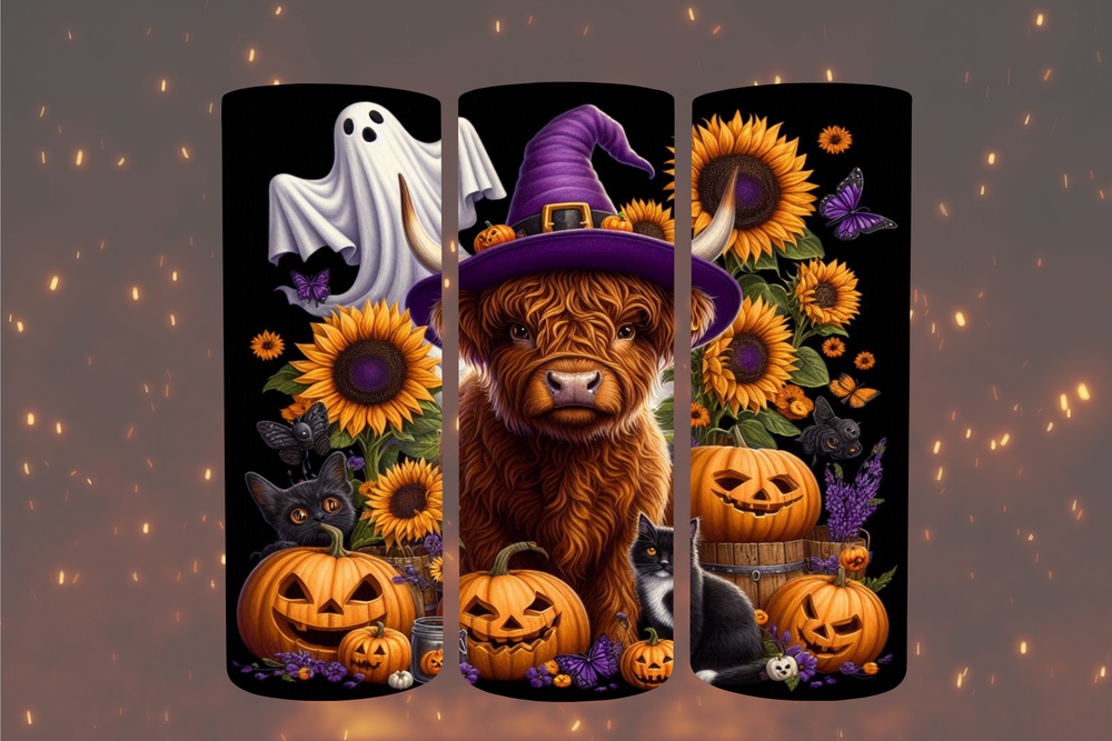 Halloween Highland Cow - Digital Download