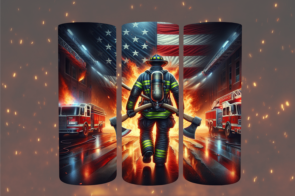 Fireman - Tumbler Digital Download