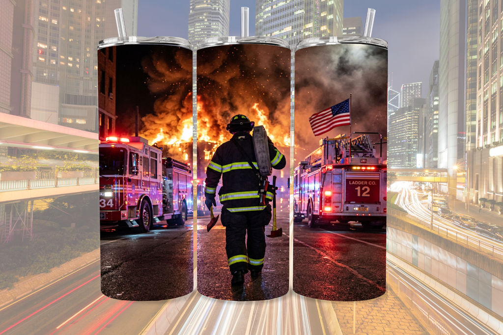 Fire Fighter - Tumbler Digital Download