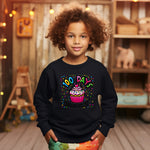 Load image into Gallery viewer, School - 100 Days Of School With Cupcake Youth Crewneck / Hoodie
