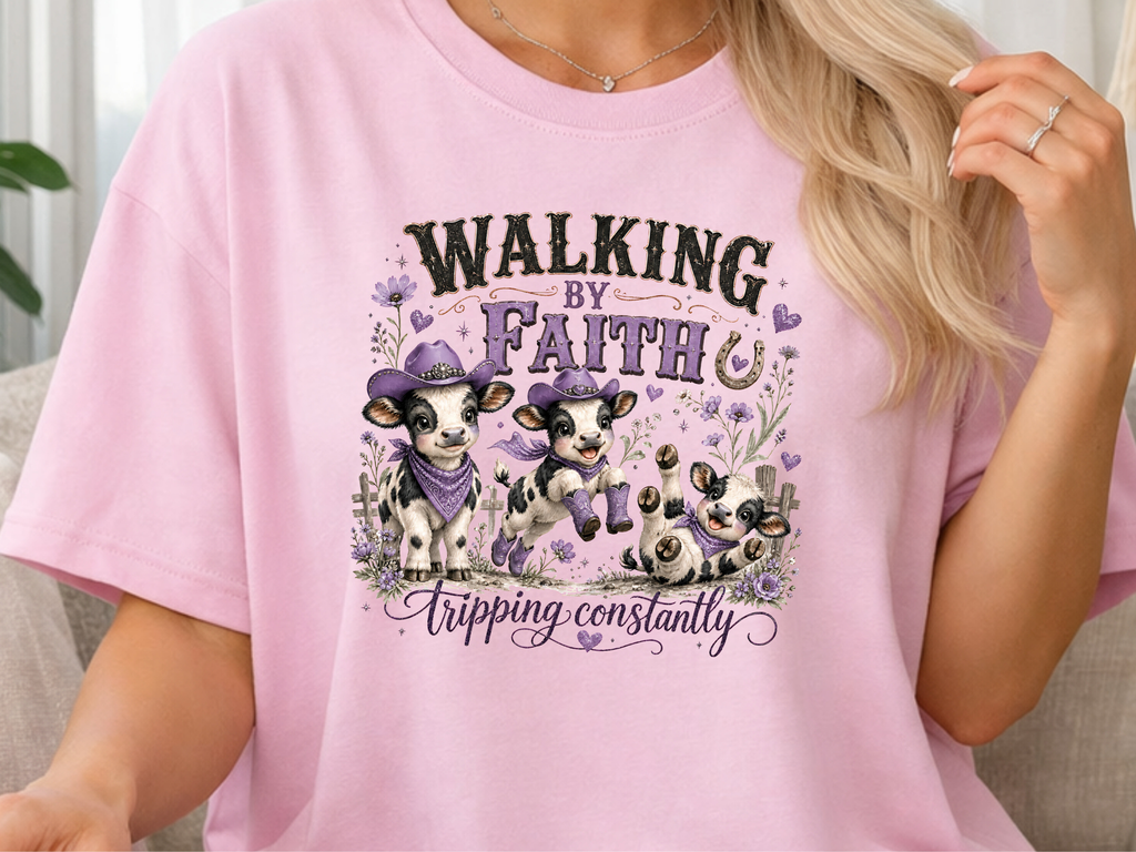 Walking By Faith Purple - Youth/Adult Direct To Film Transfer