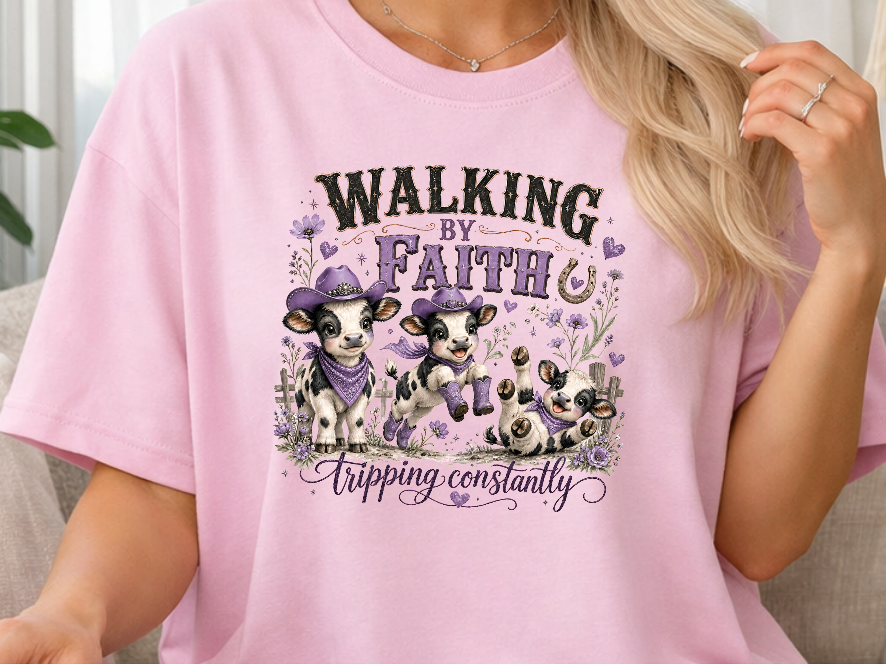 Walking By Faith Purple - Youth/Adult Direct To Film Transfer