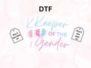 Baby Reveal - Keeper Of The Gender - Direct To Film Transfer